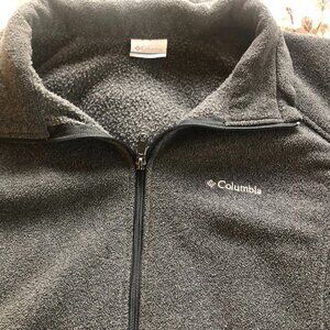 Gray 2X Columbia Fleece Jacket